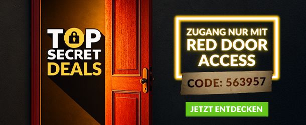 Top Secret Deals, Zugang nur mit Red Door Access Code: 563957 - Red Door